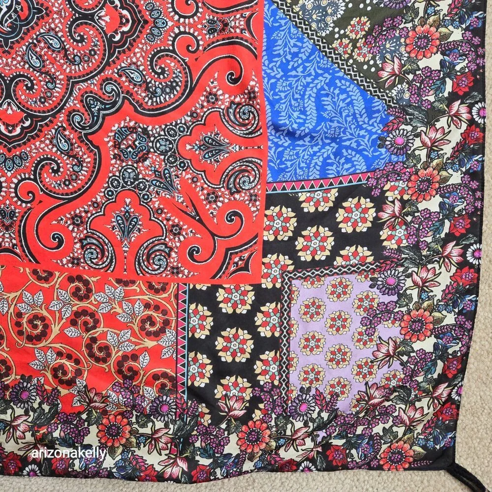 Johnny Was Silk Scarf #10